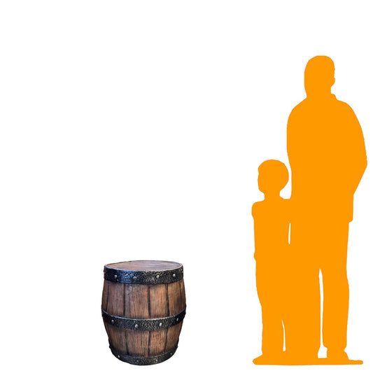 Small Barrel Statue
