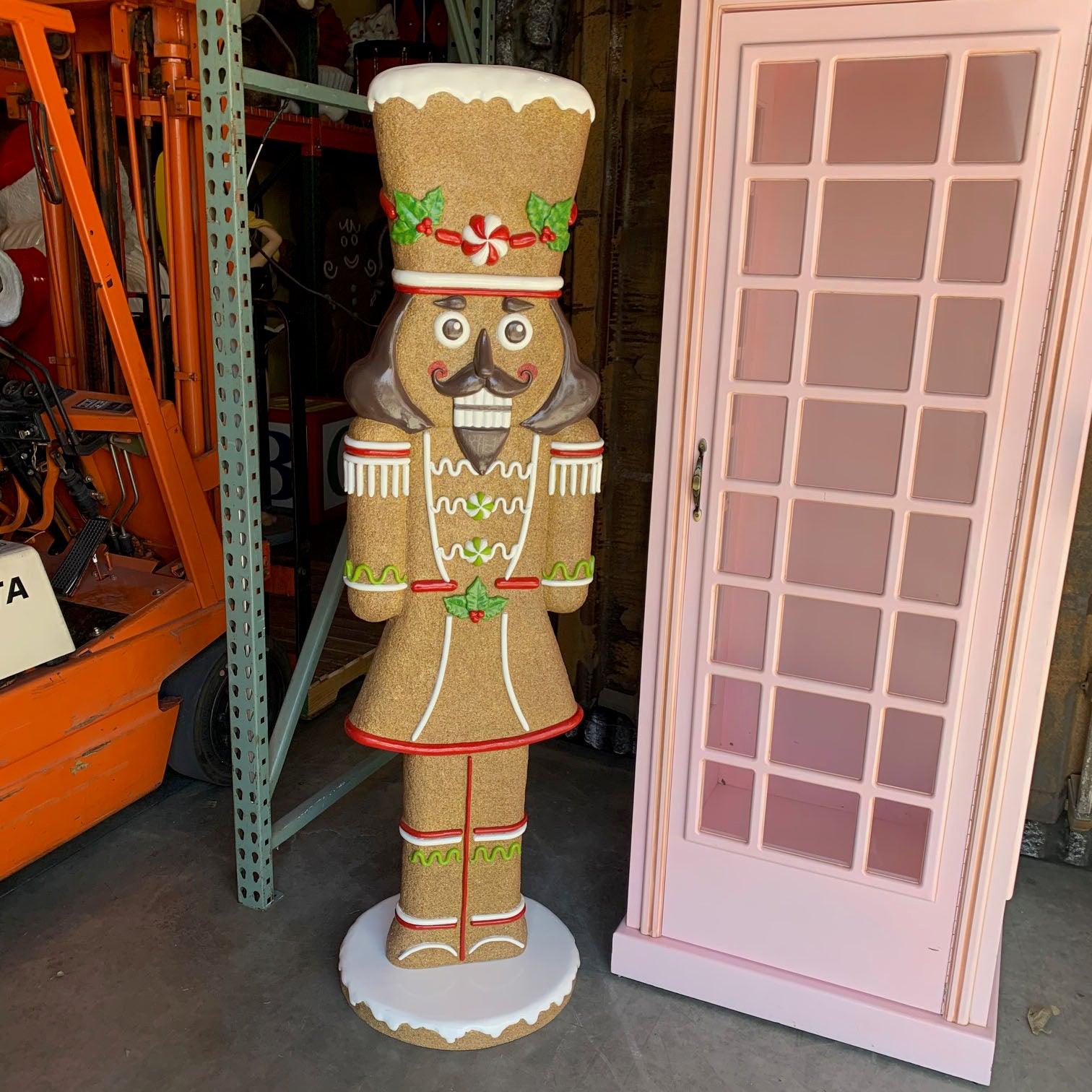 Nutcracker Gingerbread Cookie Statue - LM Treasures Prop Rentals 