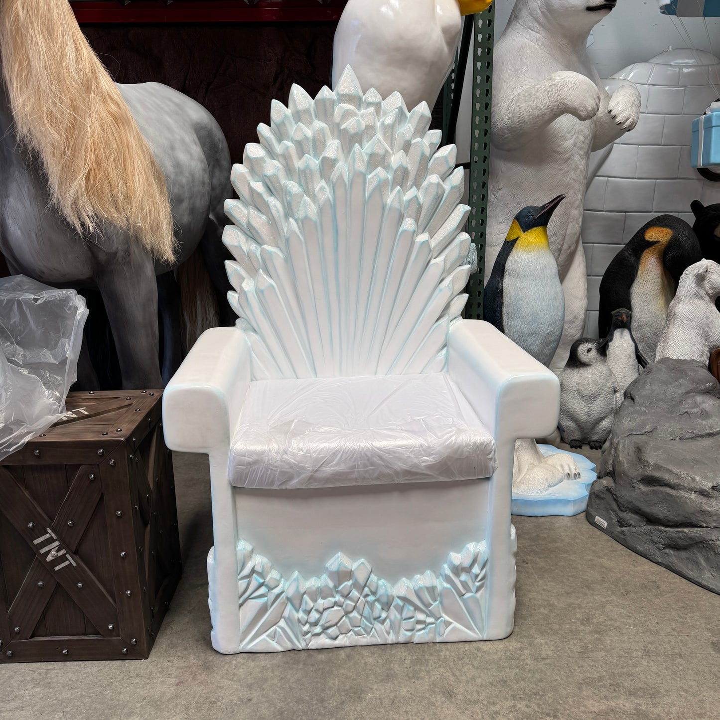 Ice Throne Statue