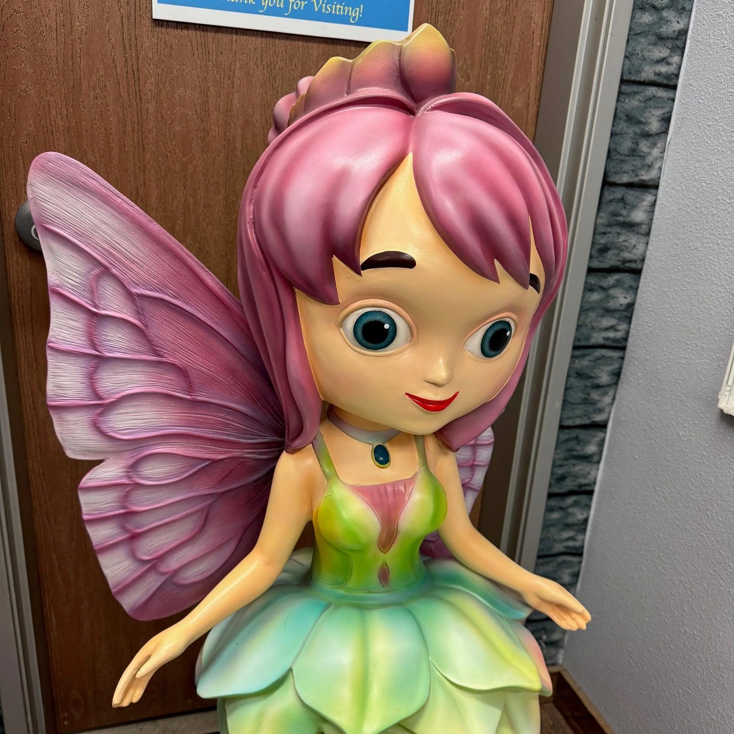 Rainbow Fairy Girl Statue