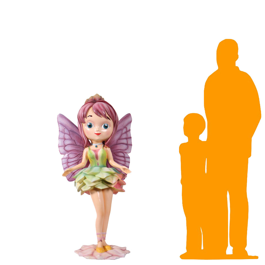 Rainbow Fairy Girl Statue