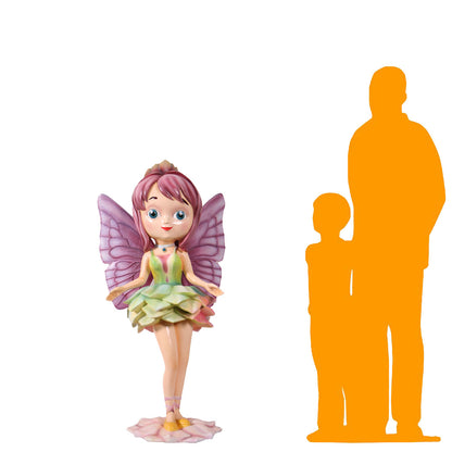 Rainbow Fairy Girl Statue