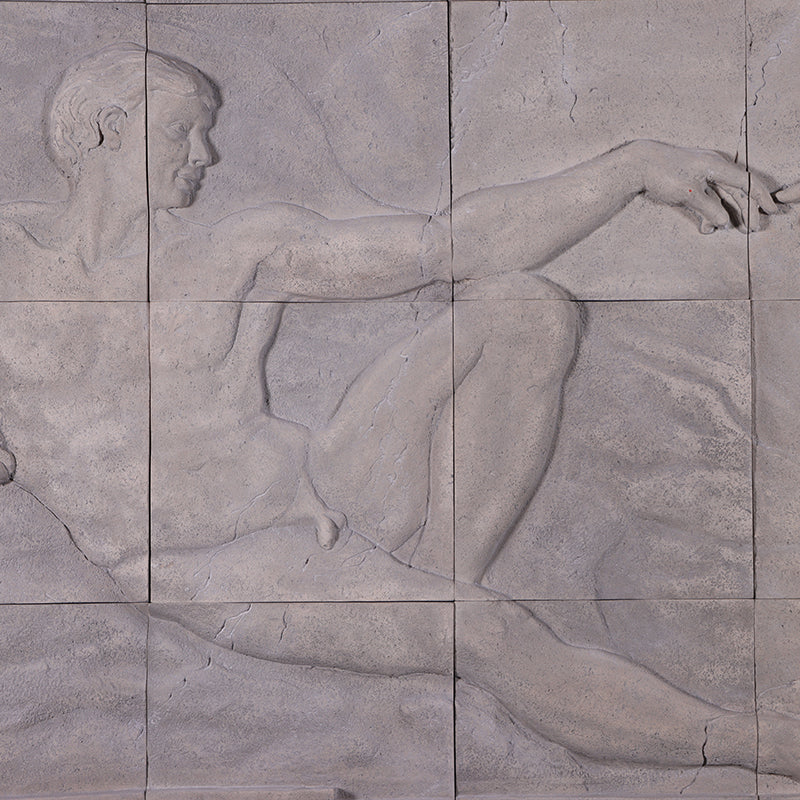 Stone Wall Decor The Creation of Adam Statue