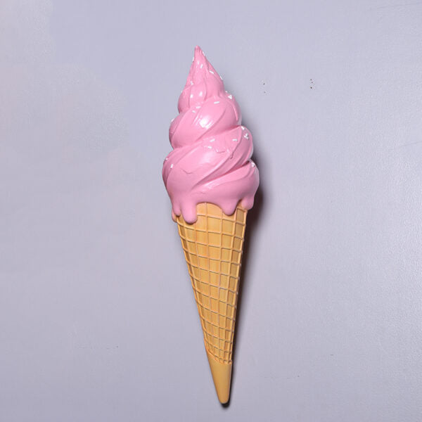 Hanging Strawberry Dipped Ice Cream Twist Statue