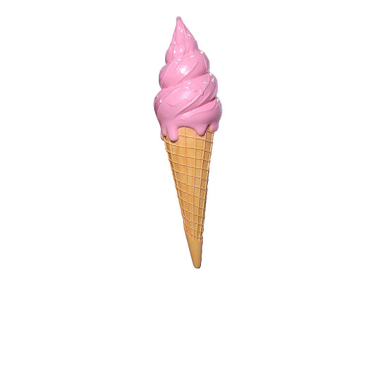 Hanging Strawberry Dipped Ice Cream Twist Statue