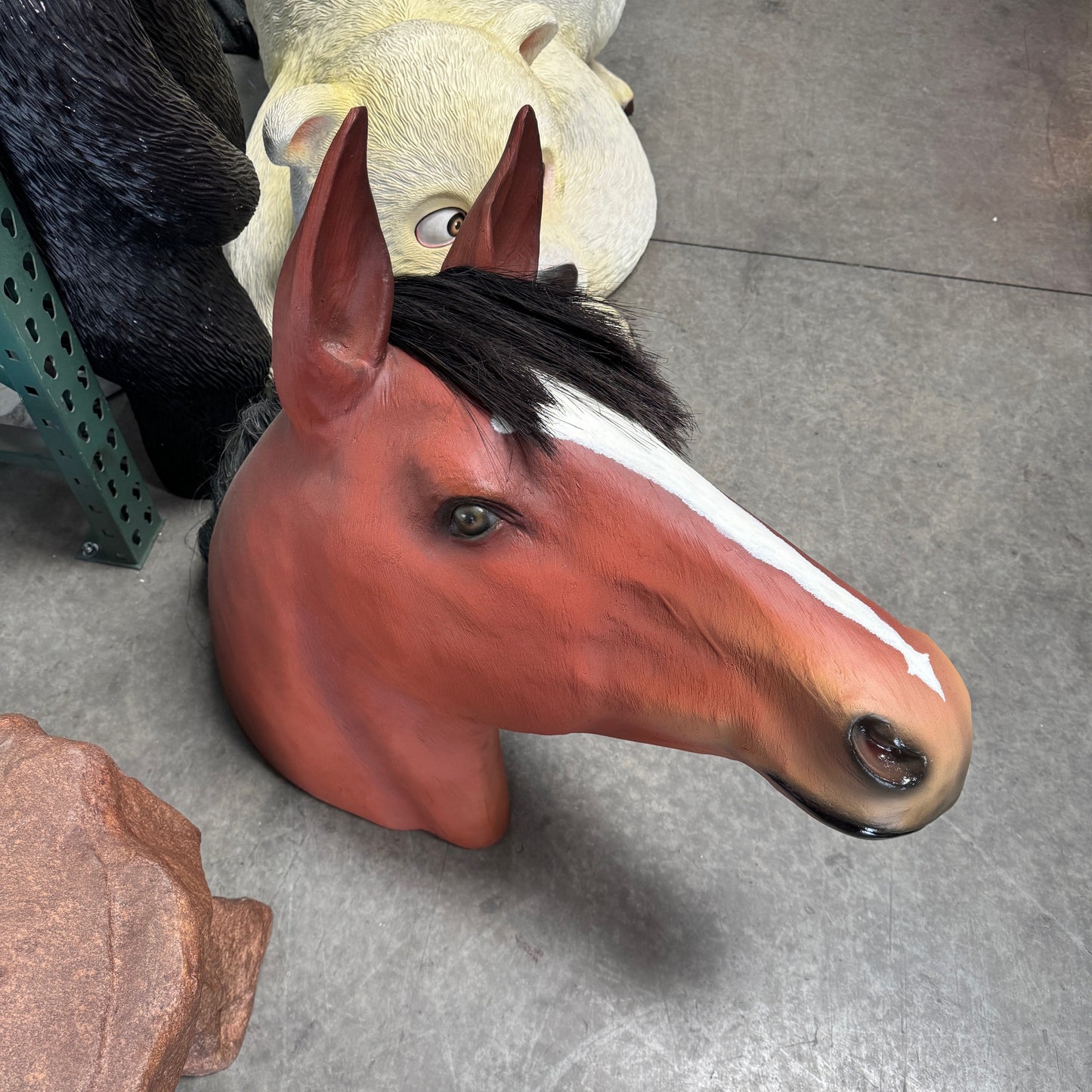 Horse Head Statue