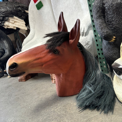 Horse Head Statue