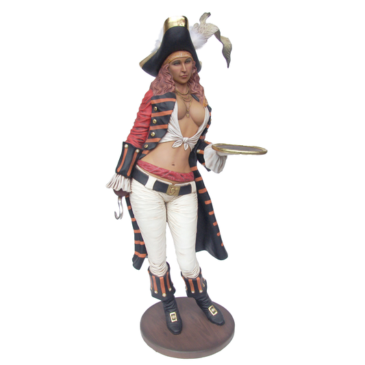 Lady Pirate Butler Life Size Statue