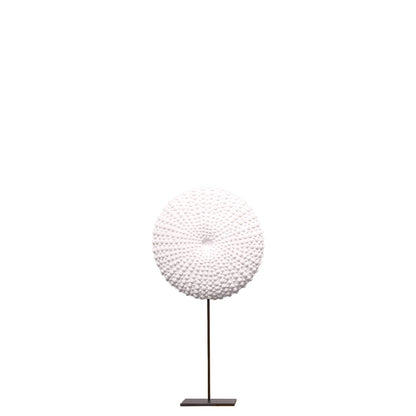 Medium Sea Urchin on Stand Fossil Statue
