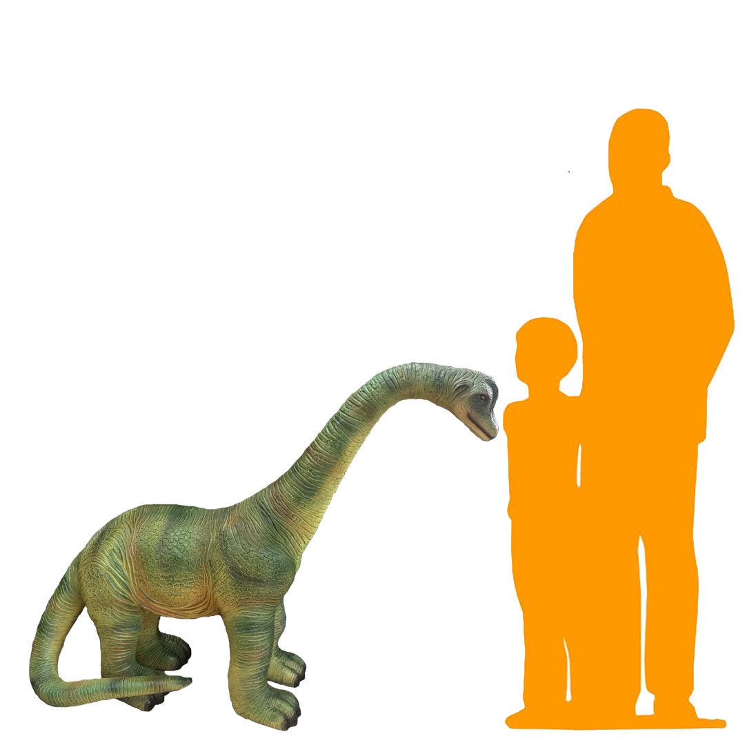 Small Brachiosaurus Baby Dinosaur Statue