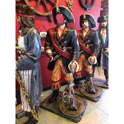 Pirate Captain Hook Photo Op Life Size Statue