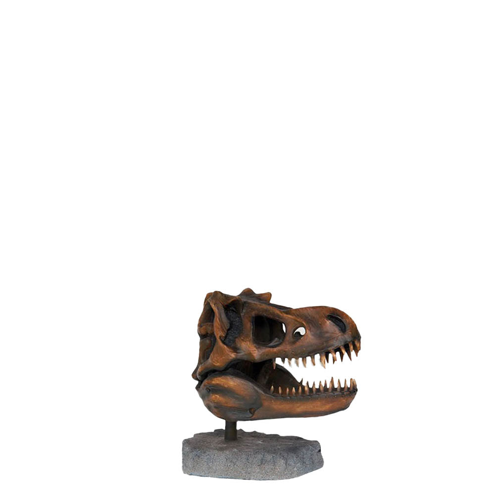 Large T-Rex Skull Statue