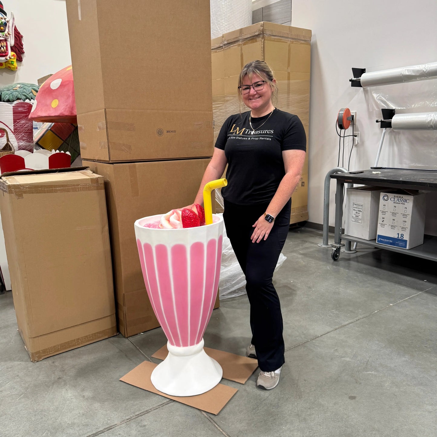 Ice Cream Milkshake Statue R0206-2472-A