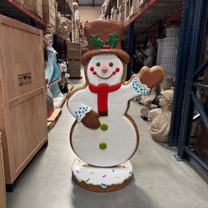 Gingerbread Snowman Statue S0037-250012-H