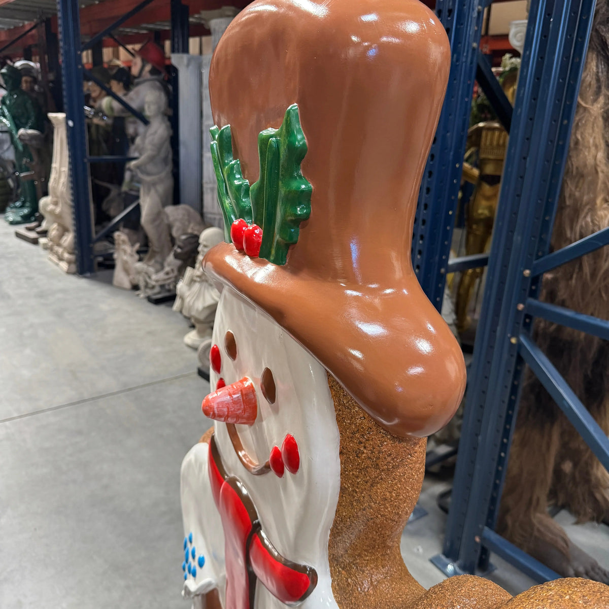 Gingerbread Snowman Statue S0037-250012-H