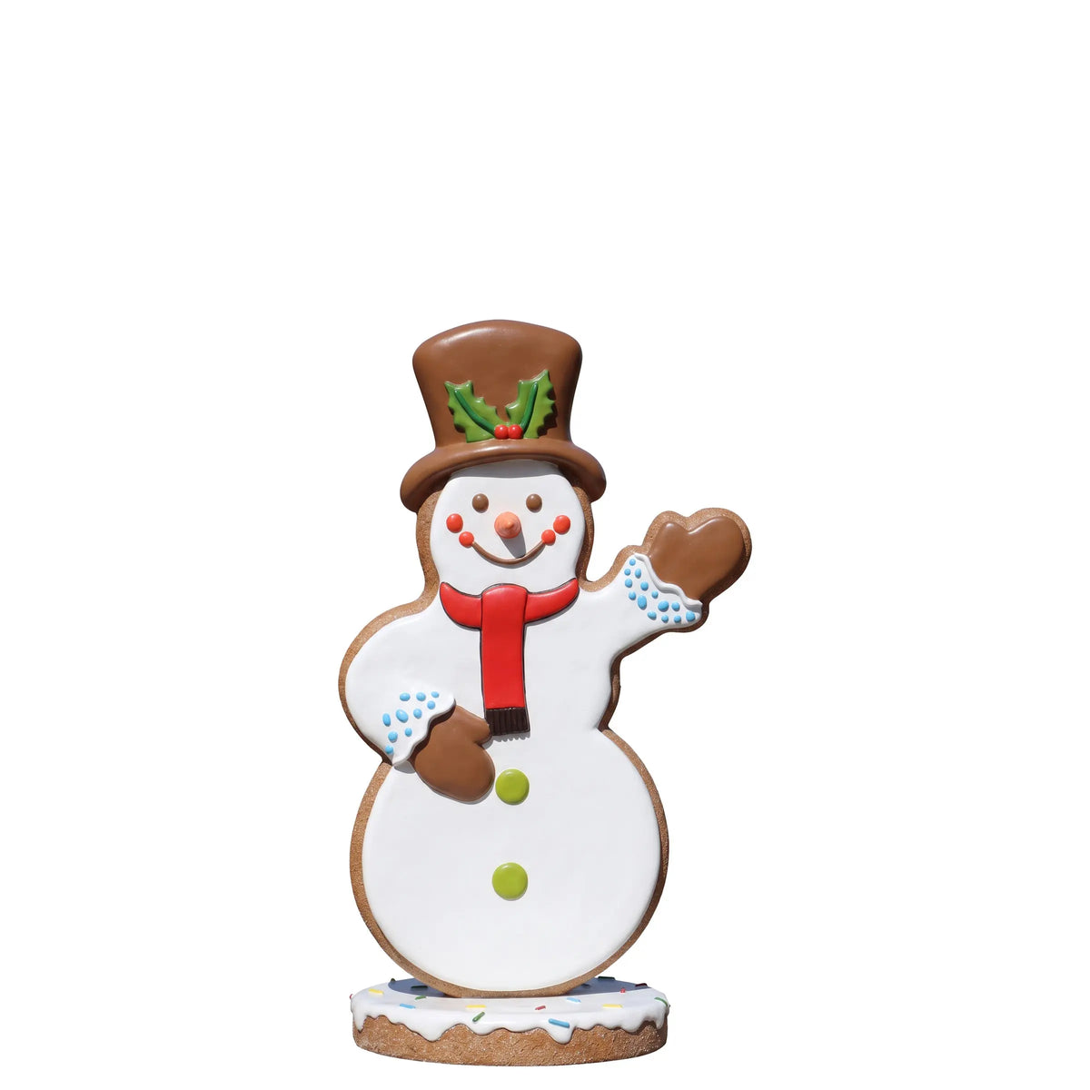 Gingerbread Snowman Statue S0037-250012-H