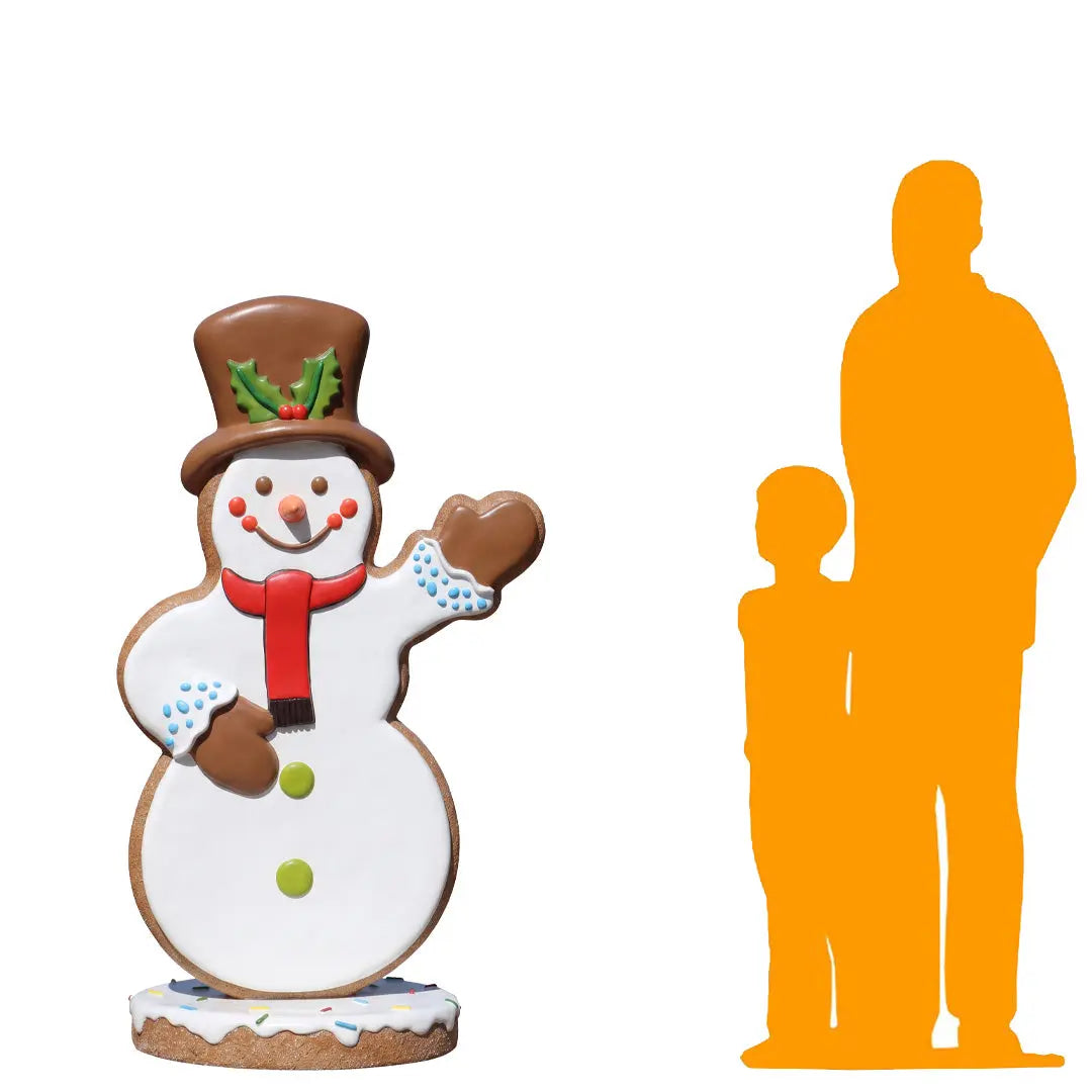 Gingerbread Snowman Statue S0037-250012-H