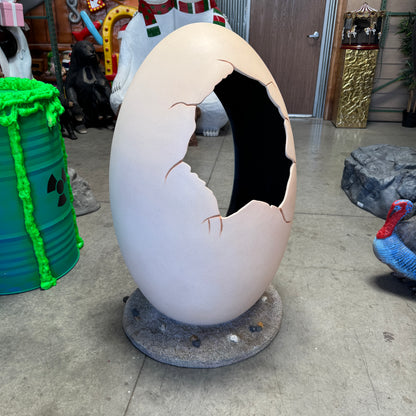 Small Dinosaur Egg Photo Op Statue