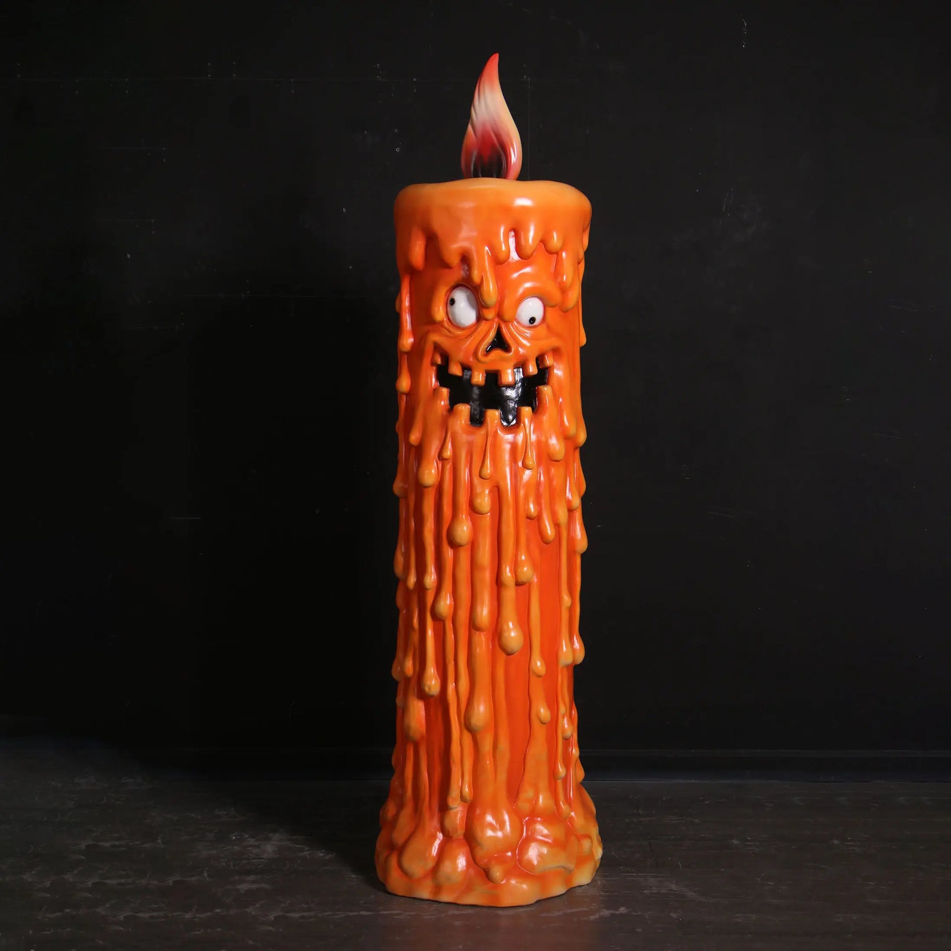 Pumpkin Candle Life Size Statue S0334-250051-H