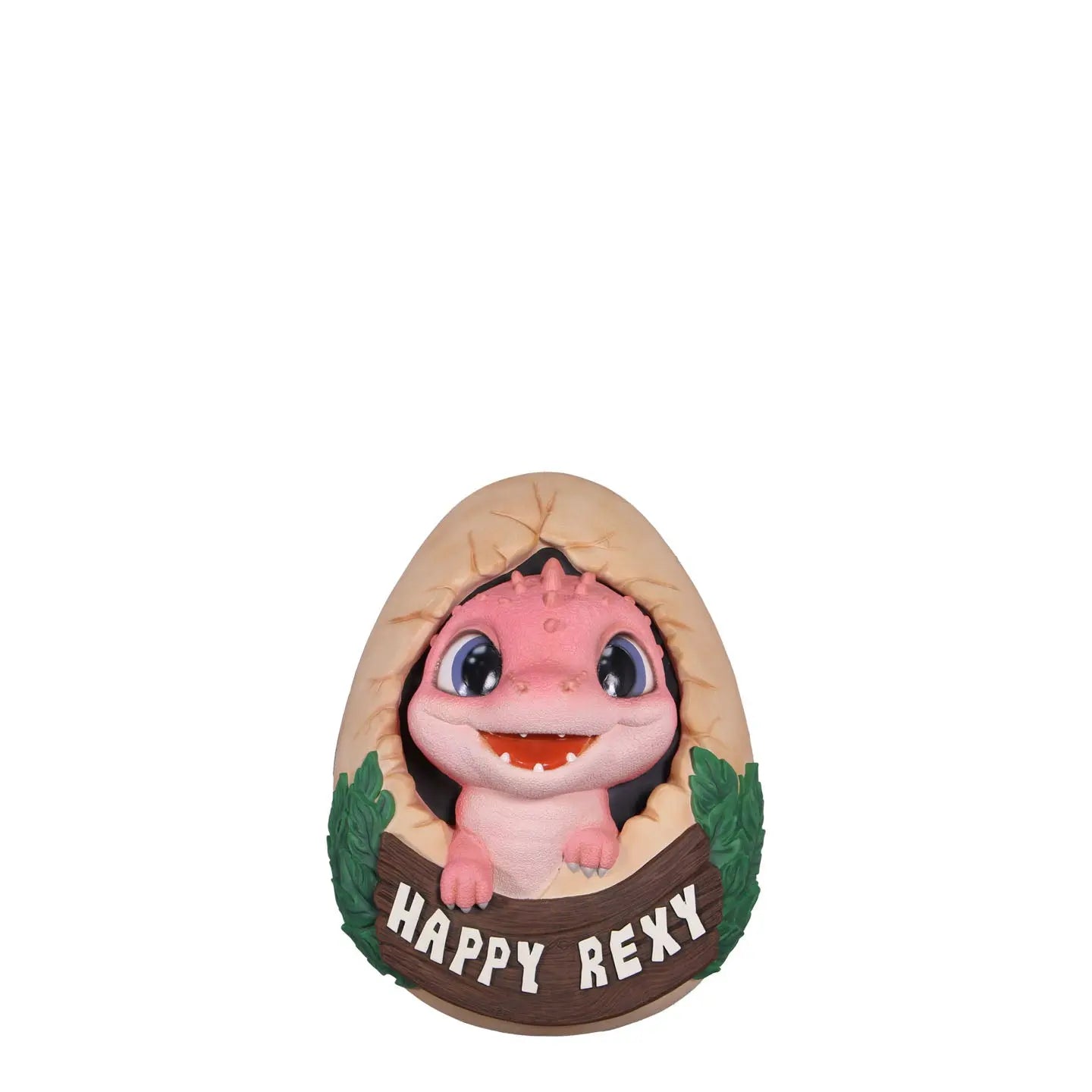 Pink Happy Rexy Dinosaur Wall Decor Statue A0904-250073-H
