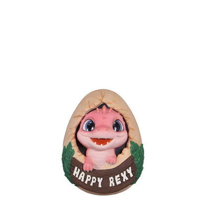 Pink Happy Rexy Dinosaur Wall Decor Statue A0904-250073-H