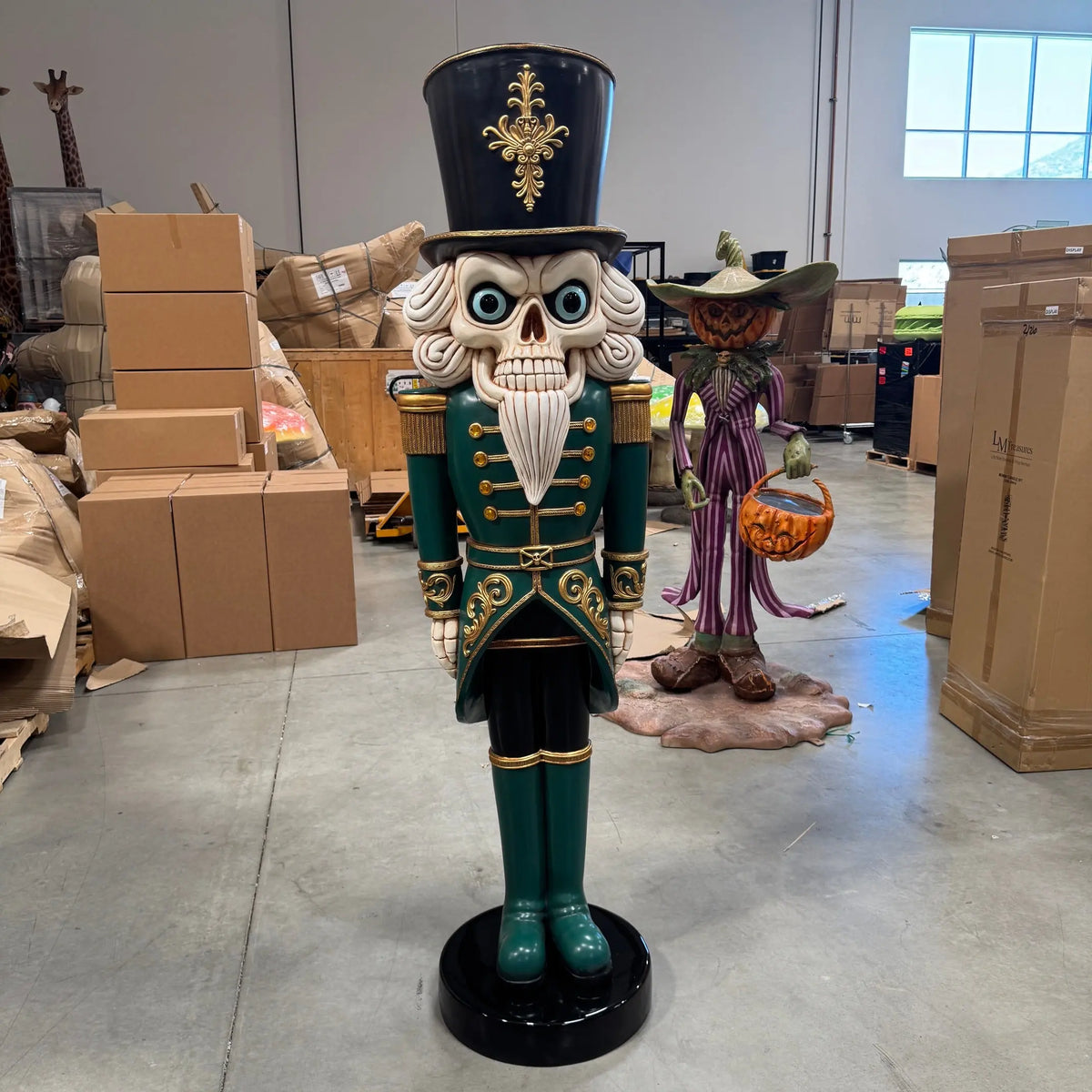 Skeleton Nutcracker Statue S0336-250077-H