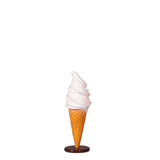 Small Vanilla Soft Serve Ice Cream Table Top Statue R0404V-250117-H
