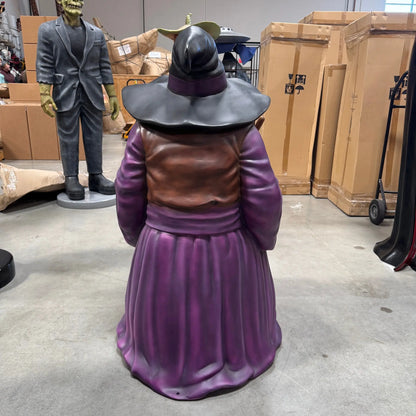 Witch with Cauldron Small Statue S0038-250131-H
