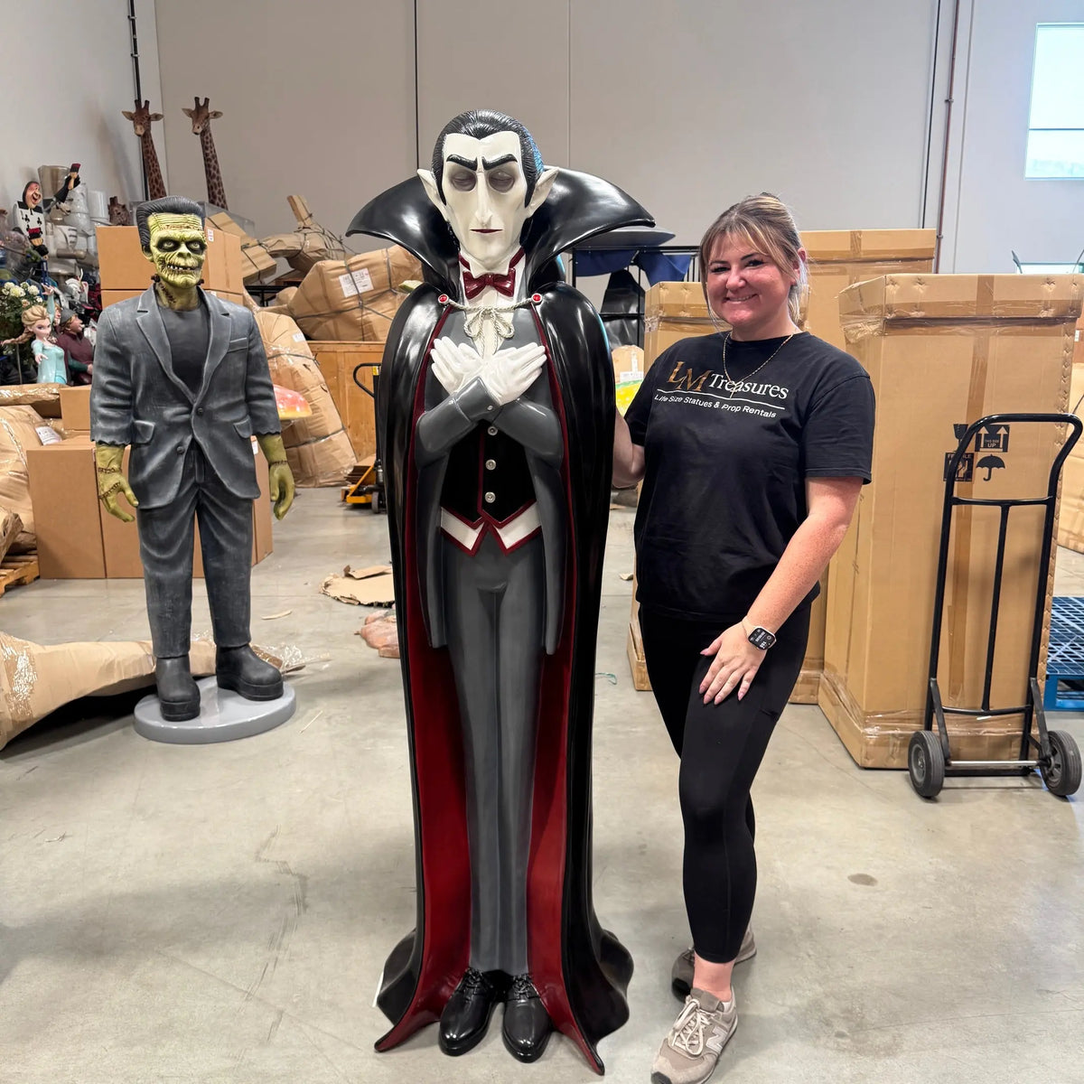 Dracula Sleeping Life Size Statue S0039-250148-H