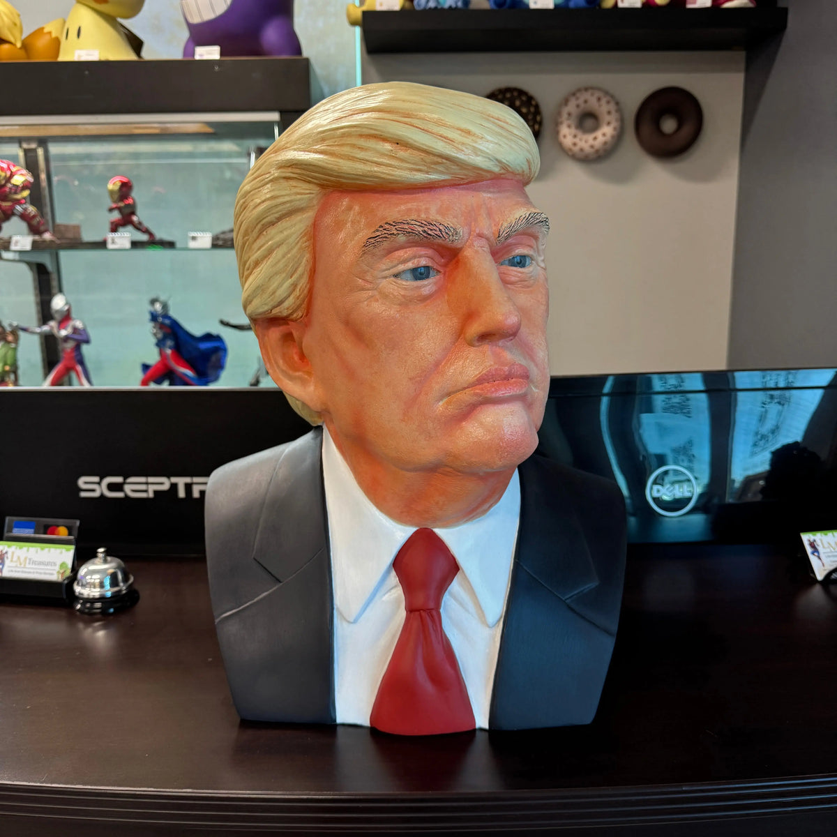 Small Donald Trump Full Color Bust Statue M0268-250151-H
