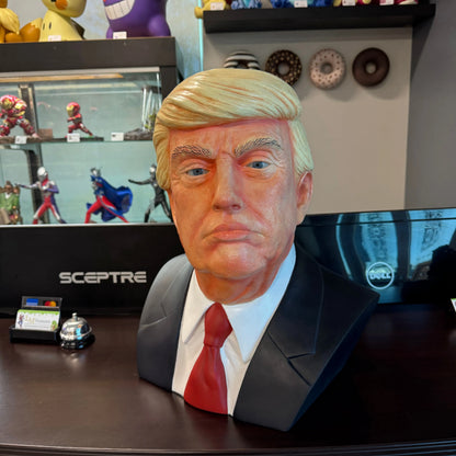 Small Donald Trump Full Color Bust Statue M0268-250151-H