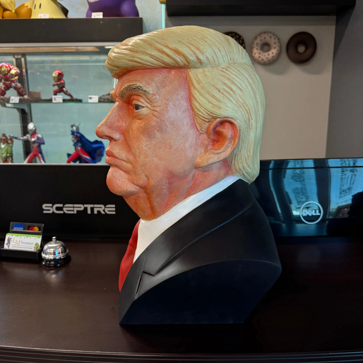 Small Donald Trump Full Color Bust Statue M0268-250151-H