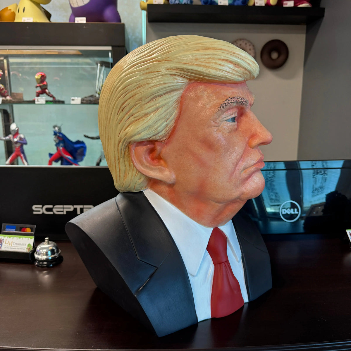 Small Donald Trump Full Color Bust Statue M0268-250151-H
