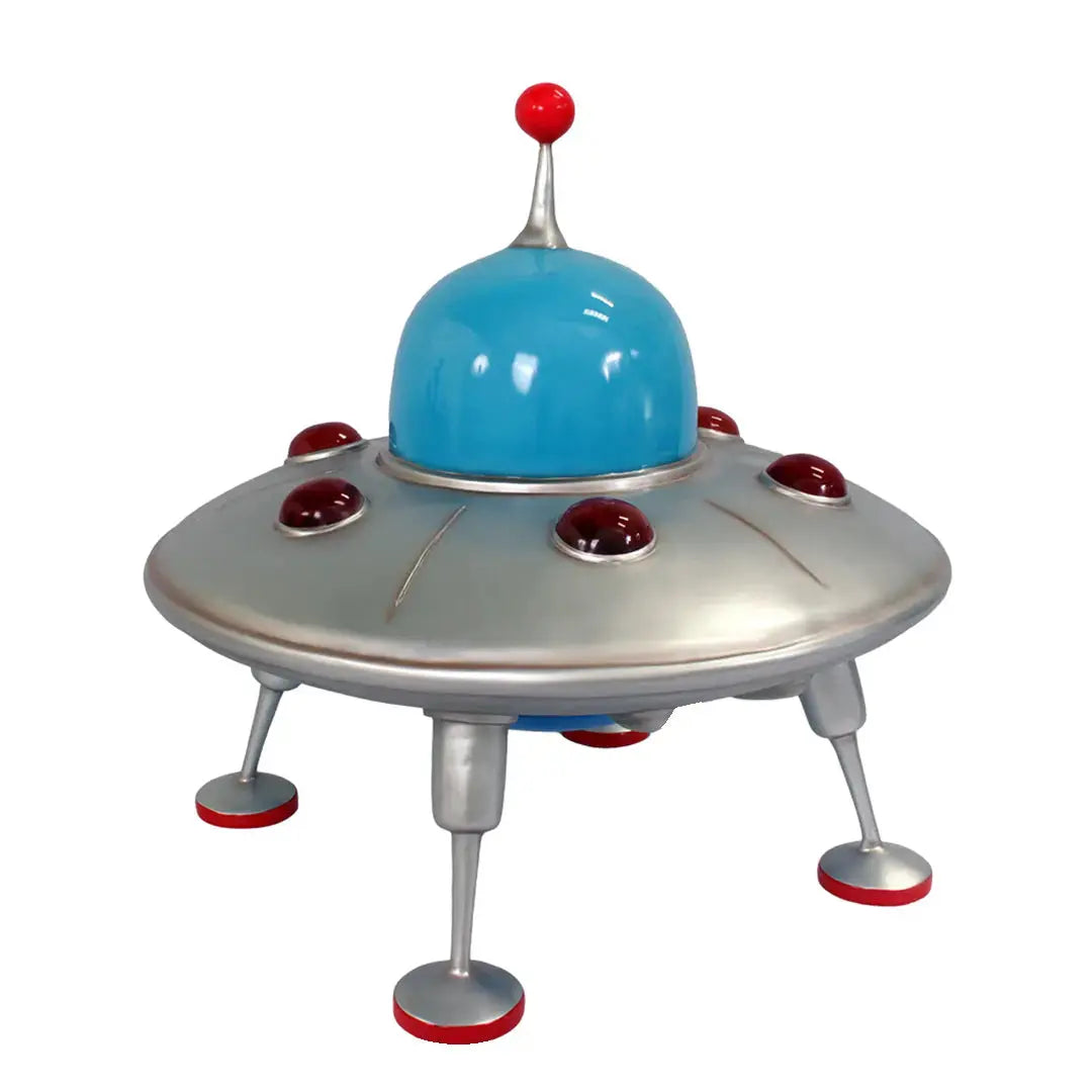 Comic UFO Alien Spaceship Statue M0279-2507-T