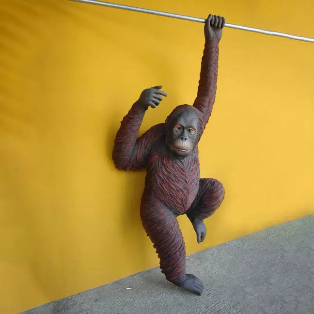 Hanging Jumbo Orangutan Monkey Statue A0536-2525-A