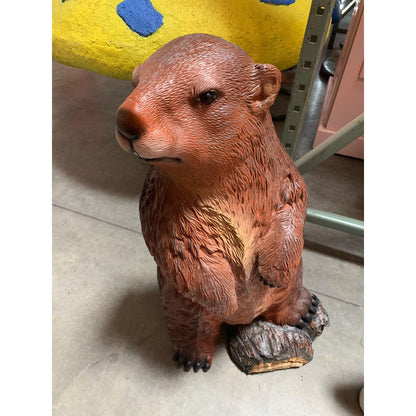Beaver Standing Life Size Statue