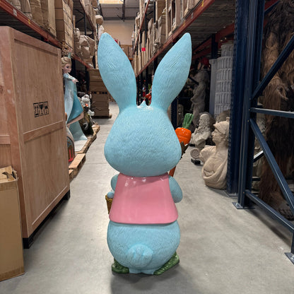 Large Blue Bunny Rabbit Statue A0906-260003-H