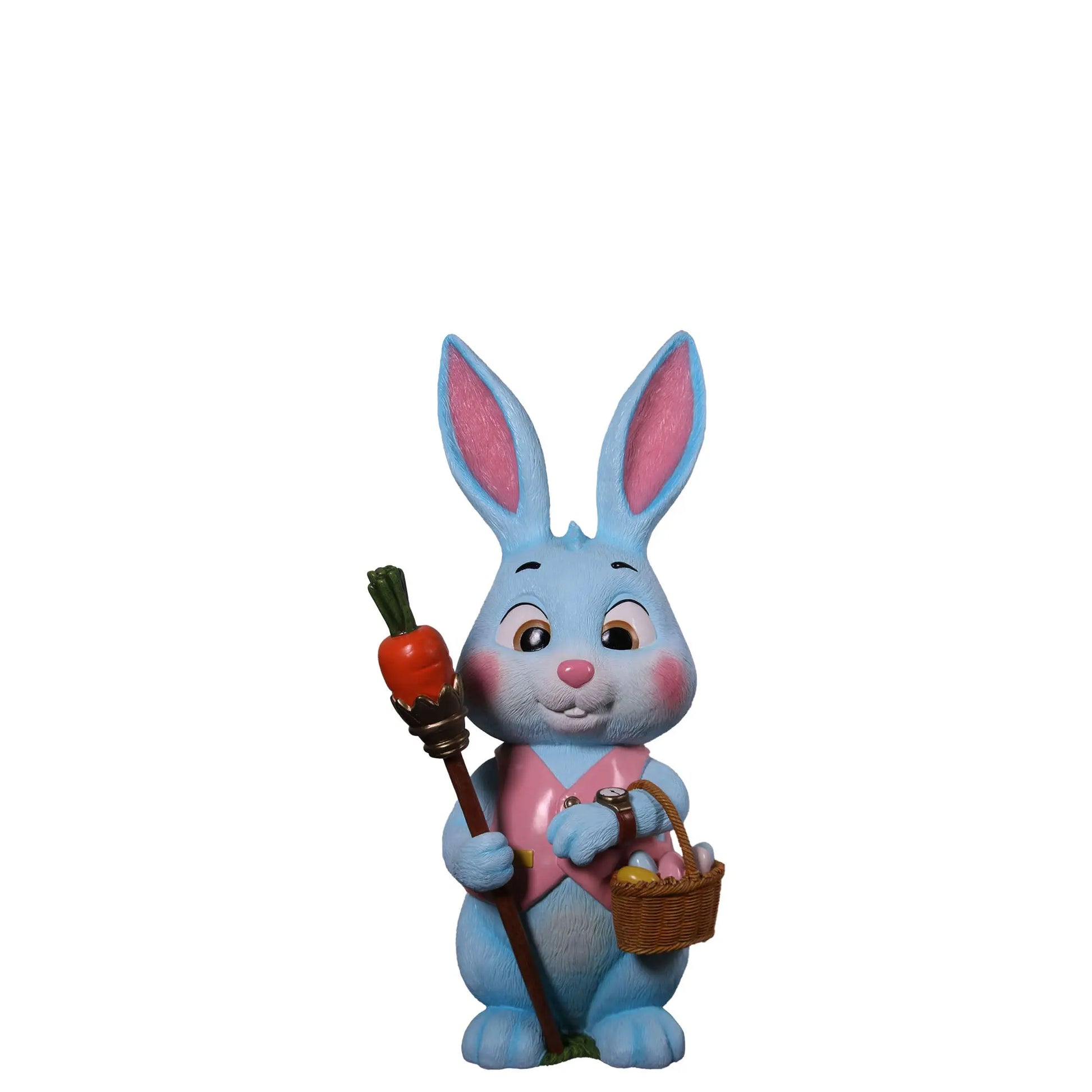 Large Blue Bunny Rabbit Statue A0906-260003-H