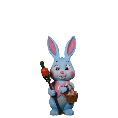 Large Blue Bunny Rabbit Statue A0906-260003-H