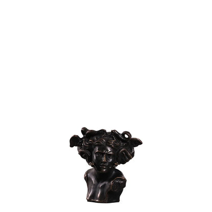 Small Medusa Bust Table Top Statue M0145-260013-H