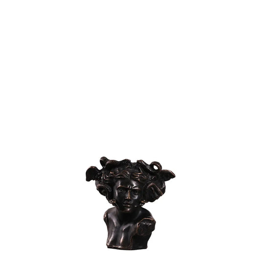 Small Medusa Bust Table Top Statue M0145-260013-H