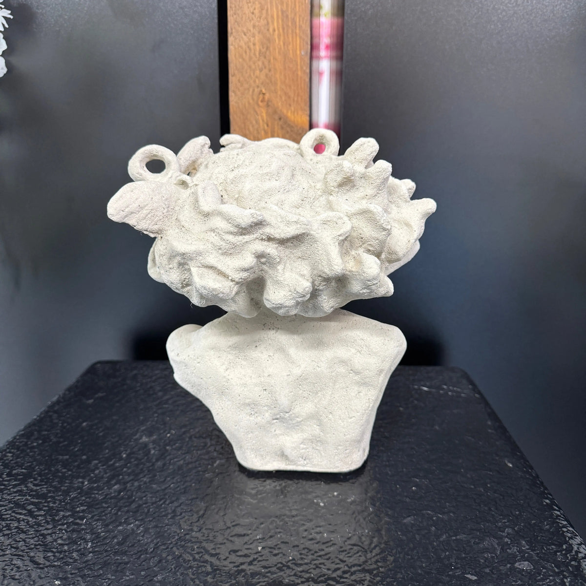 Small Medusa Stone Bust Table Top Statue M0145RS-260013-H