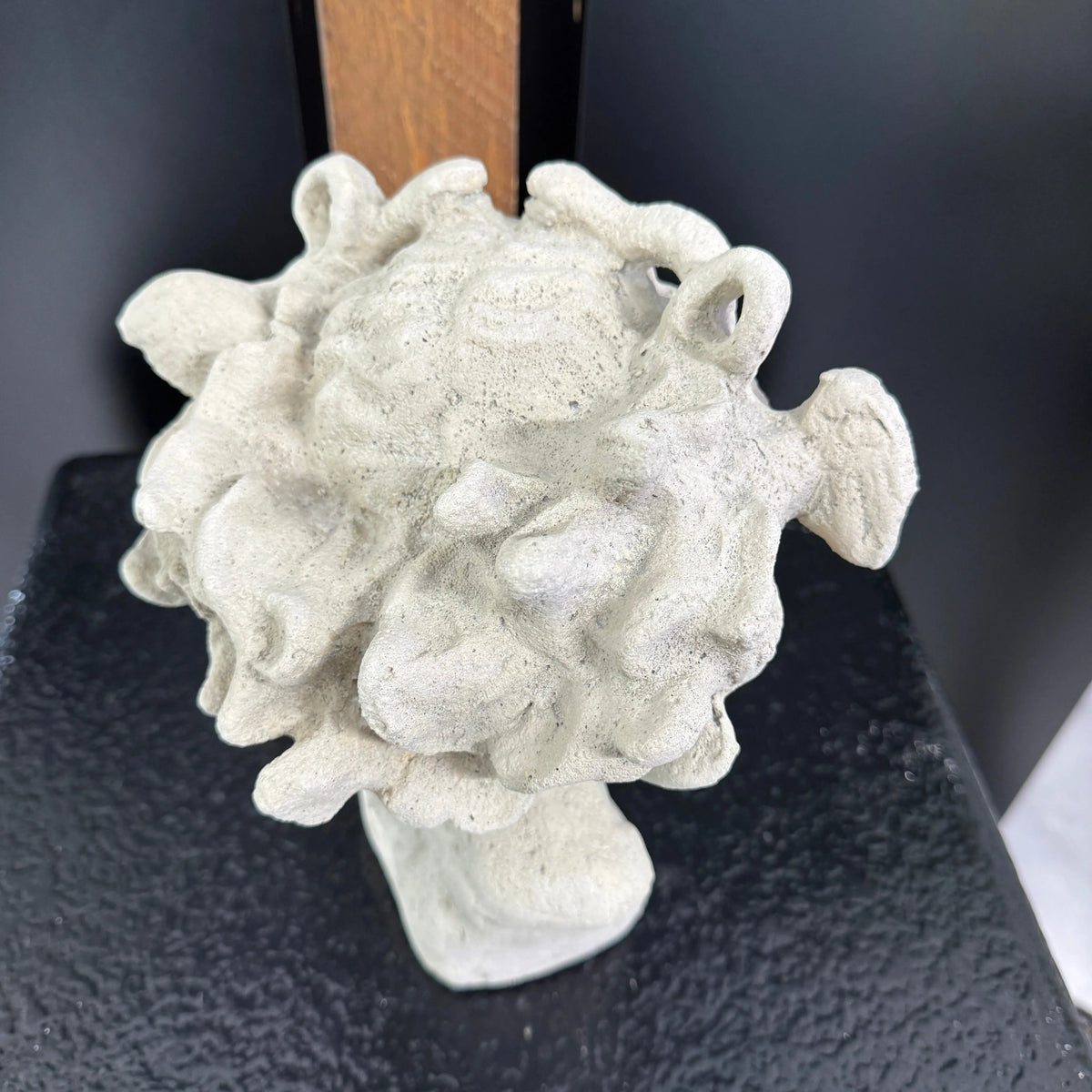 Small Medusa Stone Bust Table Top Statue M0145RS-260013-H