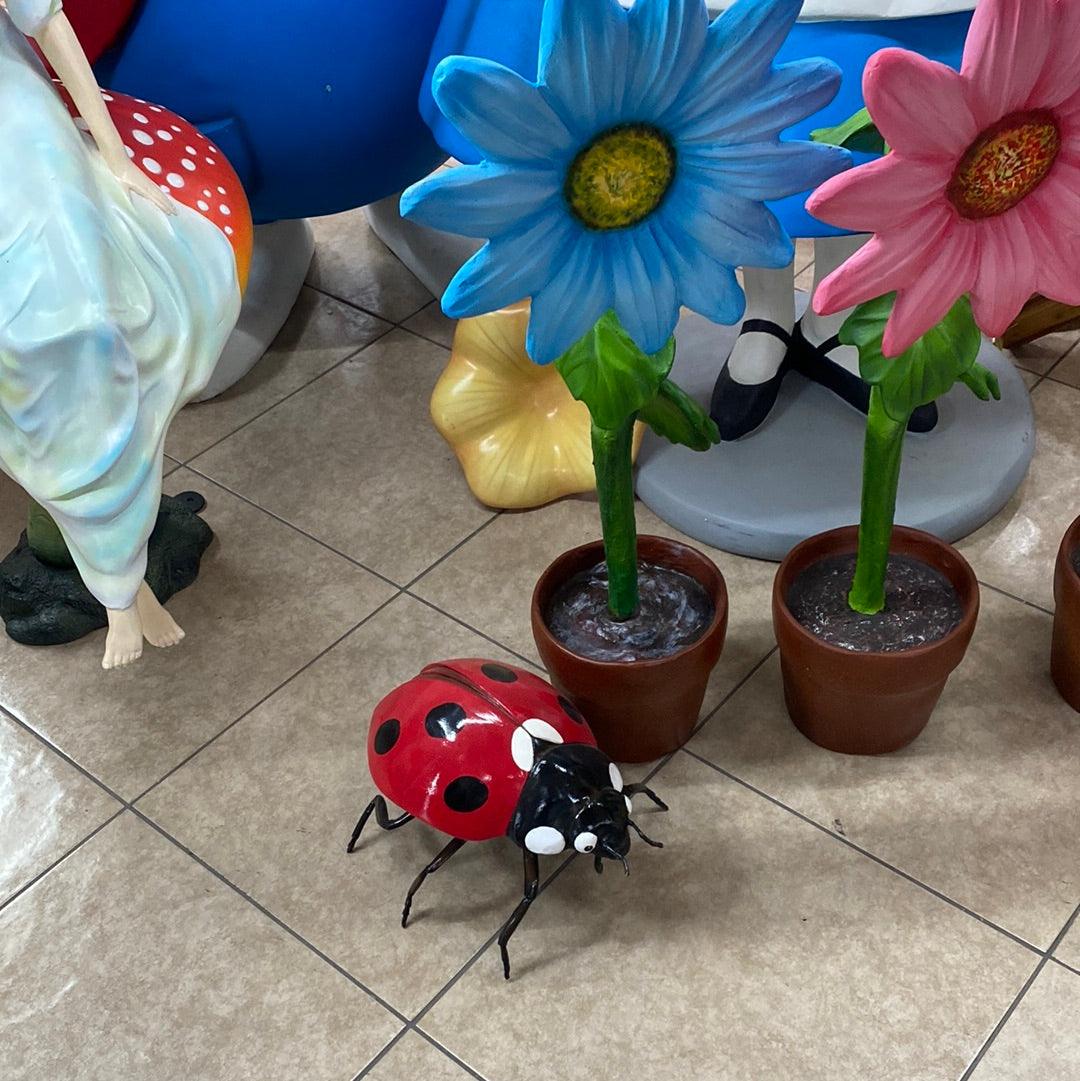 Small Lady Bug Statue