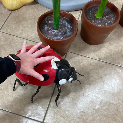 Small Lady Bug Statue