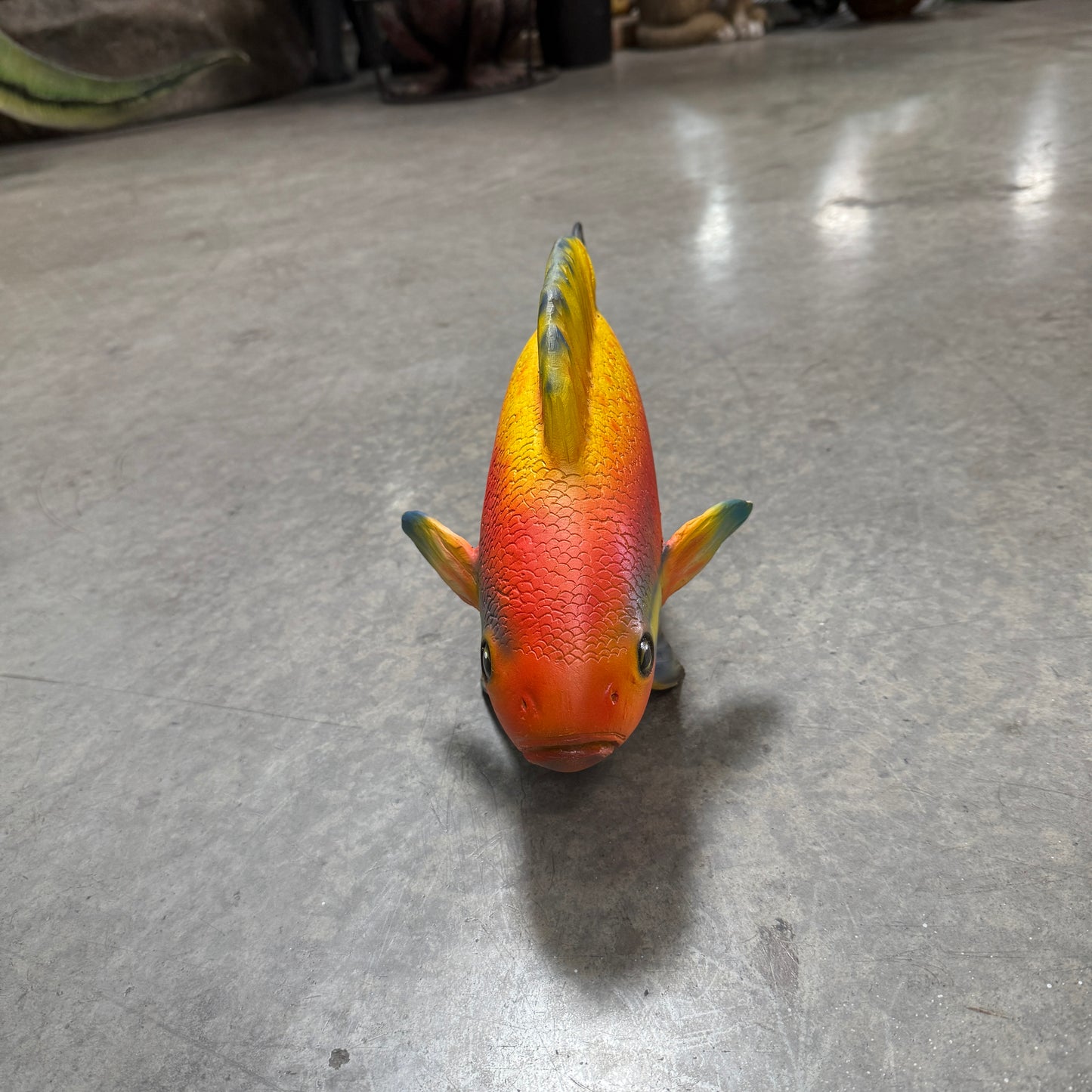 Orange Fish Statue