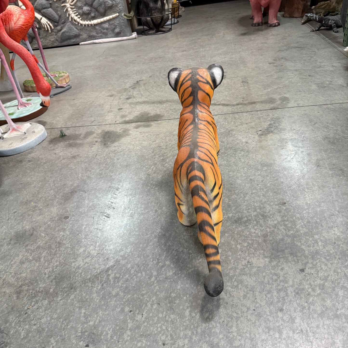 Tiger Cub Standing Statue