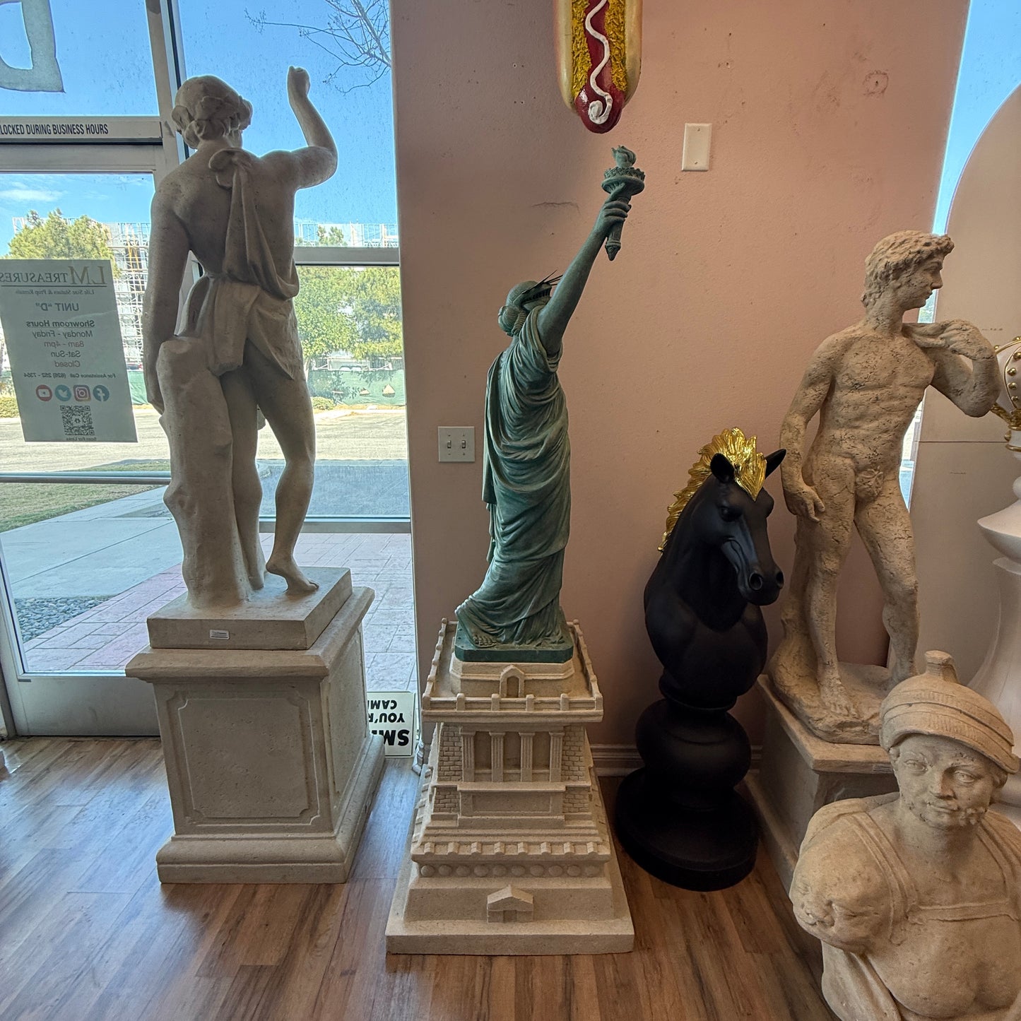 Small Statue of Liberty on Base