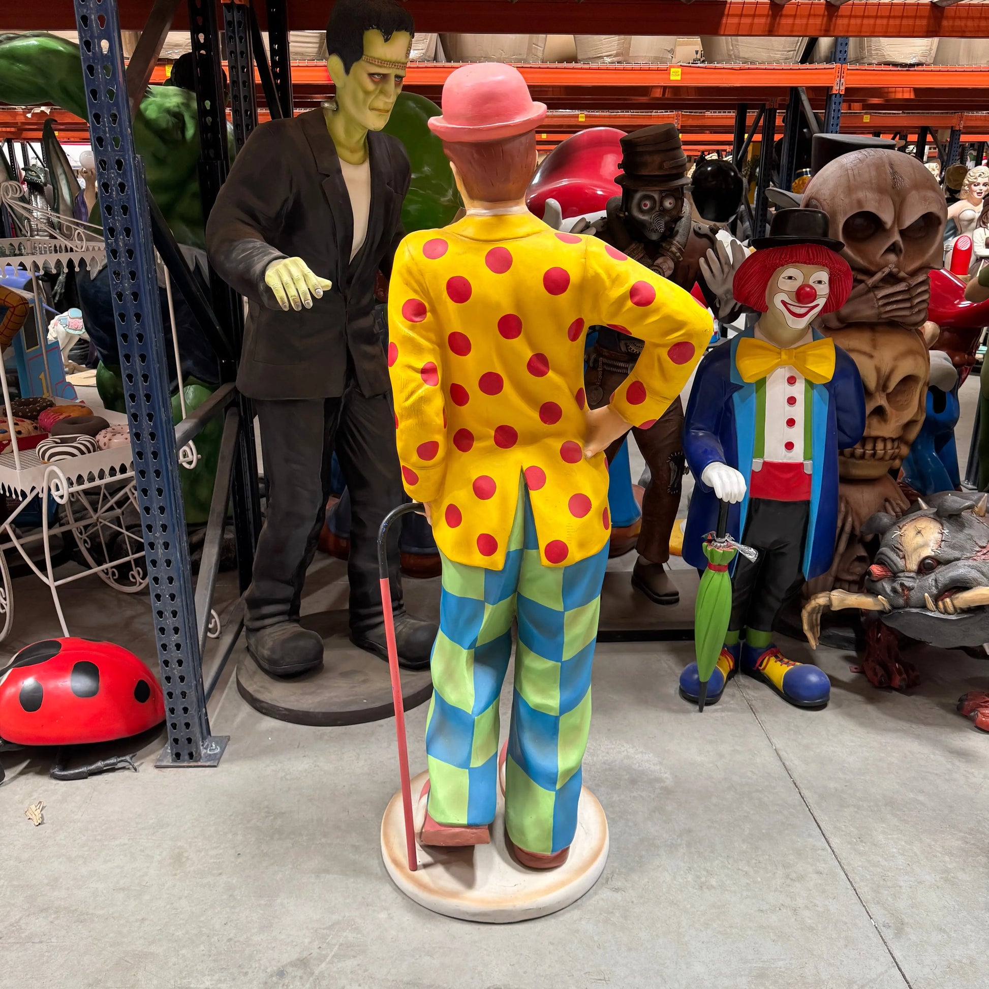 Clown Statue LS166-3156-A