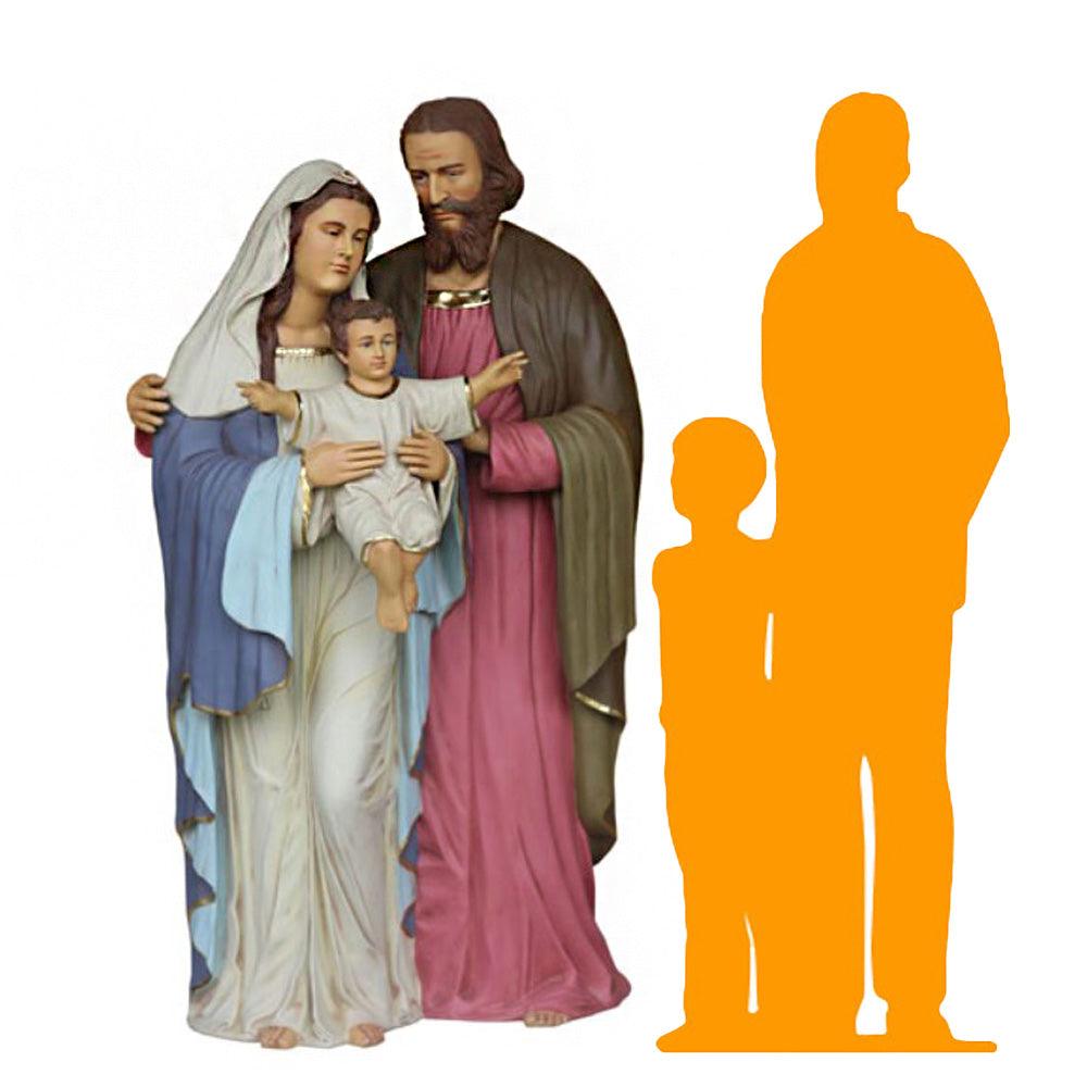 Holy Christmas Family Life Size Statue - LM Treasures Prop Rentals 